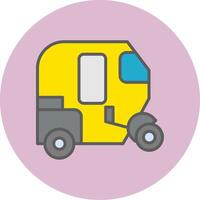 Tuk Tuk Vecto Icon vector