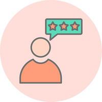 Customer Review Vecto Icon vector