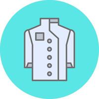 Chef Coat Vecto Icon vector