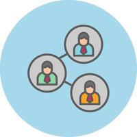 Network Vecto Icon vector