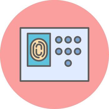 Security System Vecto Icon vector