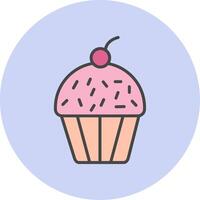 Cupcake Vecto Icon vector