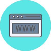 Web Browser Vecto Icon vector