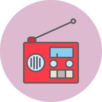 Radio Vecto Icon vector