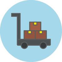 Trolley Vecto Icon vector