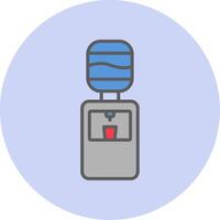 Water Cooler Vecto Icon vector