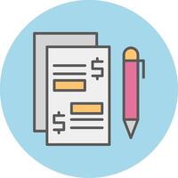 Paid Articles Vecto Icon vector