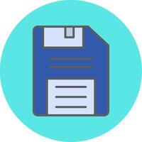 Floppy Disk Vecto Icon vector