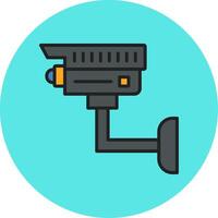 Cctv Camera Vecto Icon vector