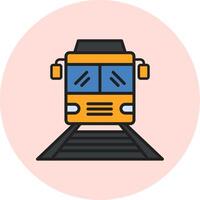 tren vecto icono vector