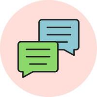 Construction Conversation Vecto Icon vector