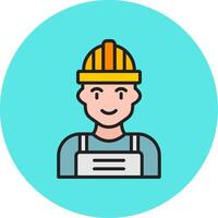 trabajador vecto icono vector