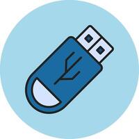 USB vecto icono vector