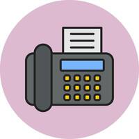 Fax Machine Vecto Icon vector