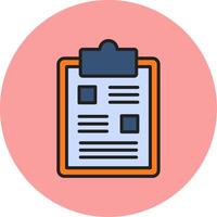 Clipboard Vecto Icon vector