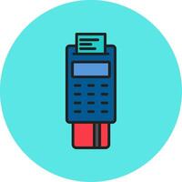 Pos Terminal Vecto Icon vector