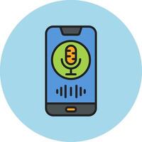 Voice Assistant Vecto Icon vector