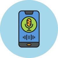 Voice Assistant Vecto Icon vector