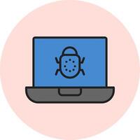 Hacking Vecto Icon vector