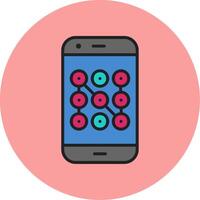 Mobile Security Vecto Icon vector