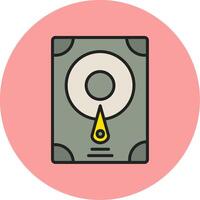 Hard Disk Vecto Icon vector