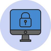 Padlock Vecto Icon vector