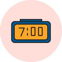 Digital Clock Vecto Icon vector