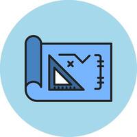 Blueprint Vecto Icon vector