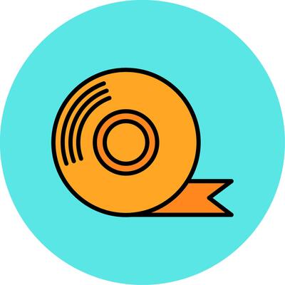 Adhesive Tape Vecto Icon