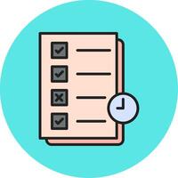 Planner Vecto Icon vector