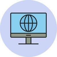 Internet Vecto Icon vector