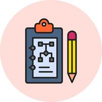 Planning Vecto Icon vector