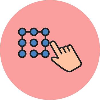 Access Code Vecto Icon vector