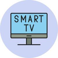 Smart Tv Vecto Icon vector