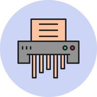 Paper Shredder Vecto Icon vector