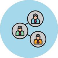 Network Vecto Icon vector