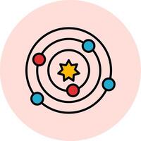 Solar System Vecto Icon vector