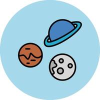 Planets Vecto Icon vector