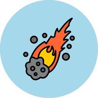 Meteor Vecto Icon vector