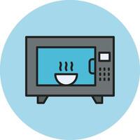 Microwave Oven Vecto Icon vector