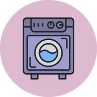 Washing Machine Vecto Icon vector