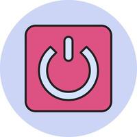 Power Button Vecto Icon vector