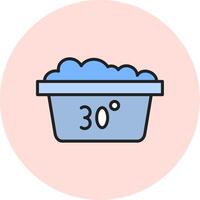 Wash Cold Vecto Icon vector