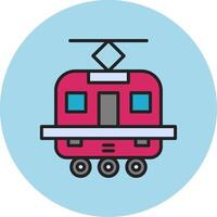 Tram Vecto Icon vector