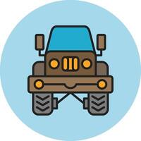 Jeep Vecto Icon vector