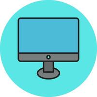 Moniter Screen Vecto Icon vector