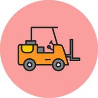 Forklift Vecto Icon vector