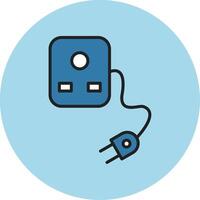 Plug And Socket Vecto Icon vector