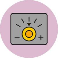 Dimmer Vecto Icon vector