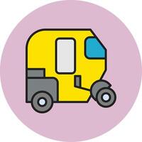 tuk tuk vecto icono vector